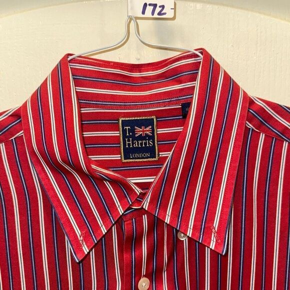 T. Harris London Cotton Long Sleeve Shirt XXL - Picture 6 of 6
